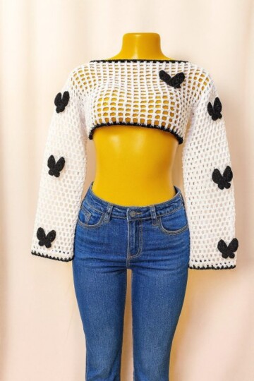 5 Crochet Butterfly Shrug Free Patterns