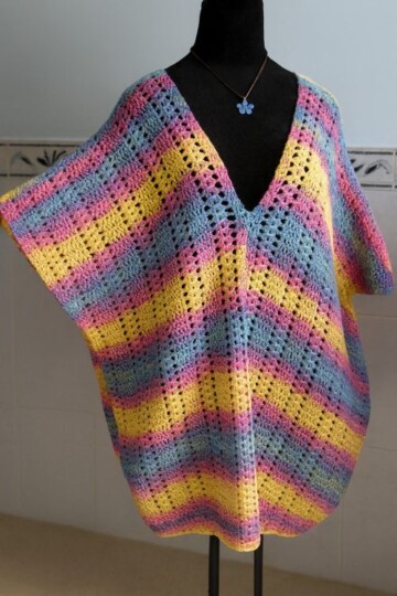 5 Crochet Winter Kaftan Free Patterns