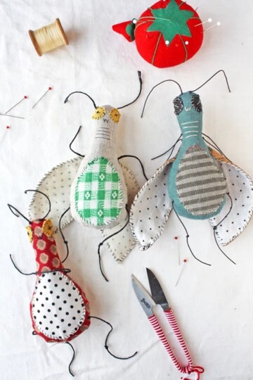 8 Insects Free Sewing Patterns
