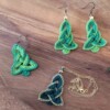 9 Christmas Tree Earrings Free Crochet Patterns